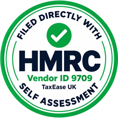 Filed directly with HMRC. Self Assessment, Vendor ID 9709.